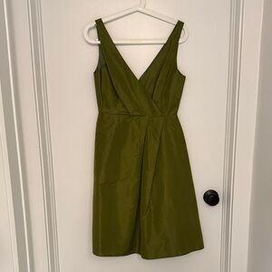 J. Crew Olive Green Wedding Dress